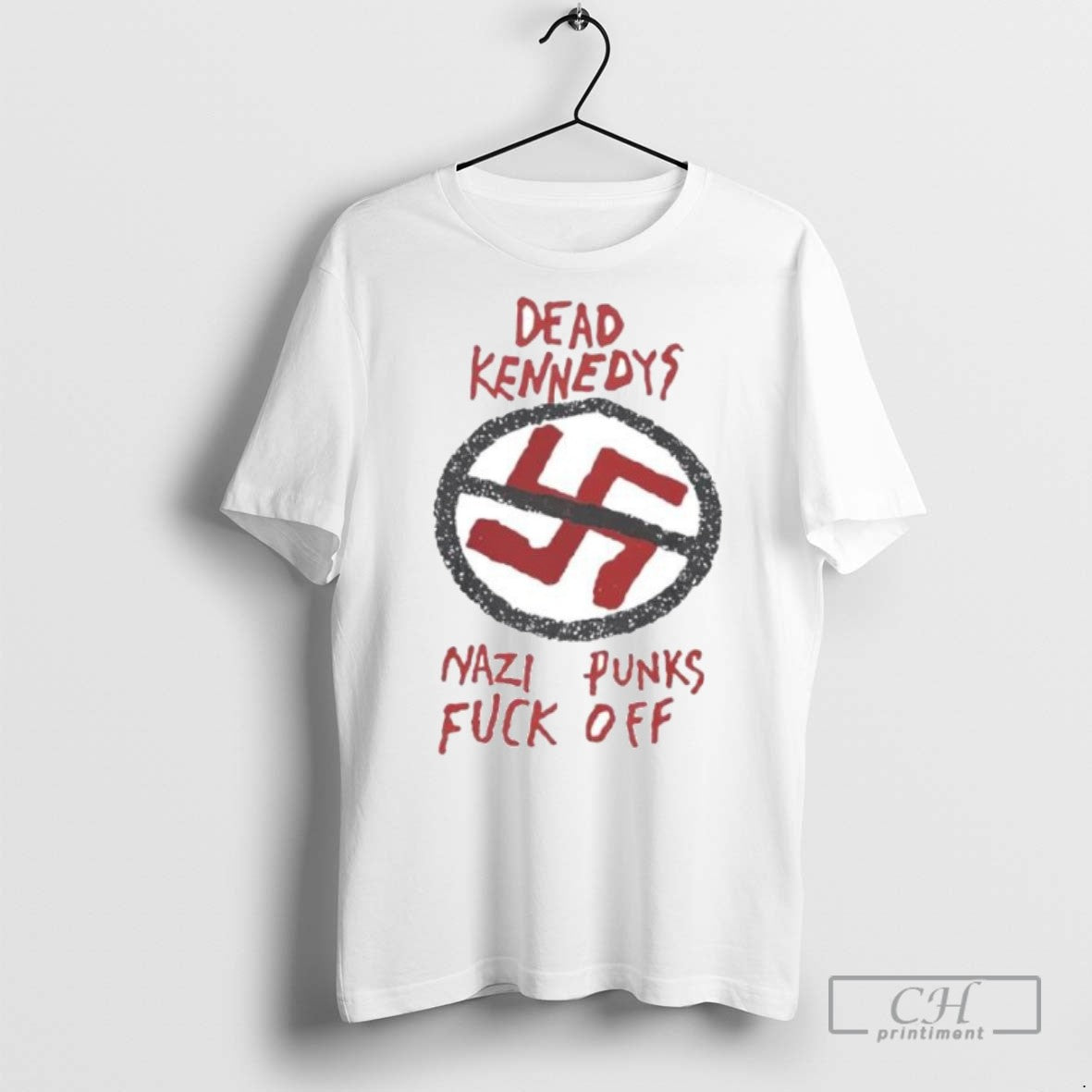 Dead Kennedys Nazi Punks Fuck Off Ornaments - Adult & Kids T-Shirts, Sweatshirts & Hoodies apparel design preview 1