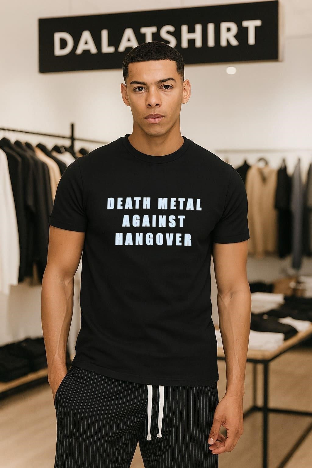 Death Metal Against Hangover - Adult & Kids T-Shirts, Sweatshirts & Hoodies apparel design preview 1