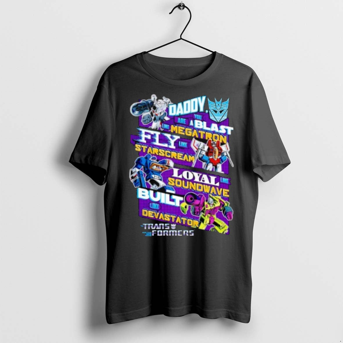 Decepticons Fathers Day Transformers Megatron - Adult & Kids T-Shirts, Sweatshirts & Hoodies apparel design preview 1