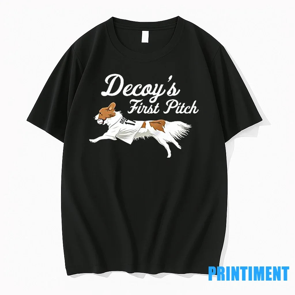 Decoys First Pitch Dog La Dodgers Sweater - Adult & Kids T-Shirts, Sweatshirts & Hoodies apparel design preview 1