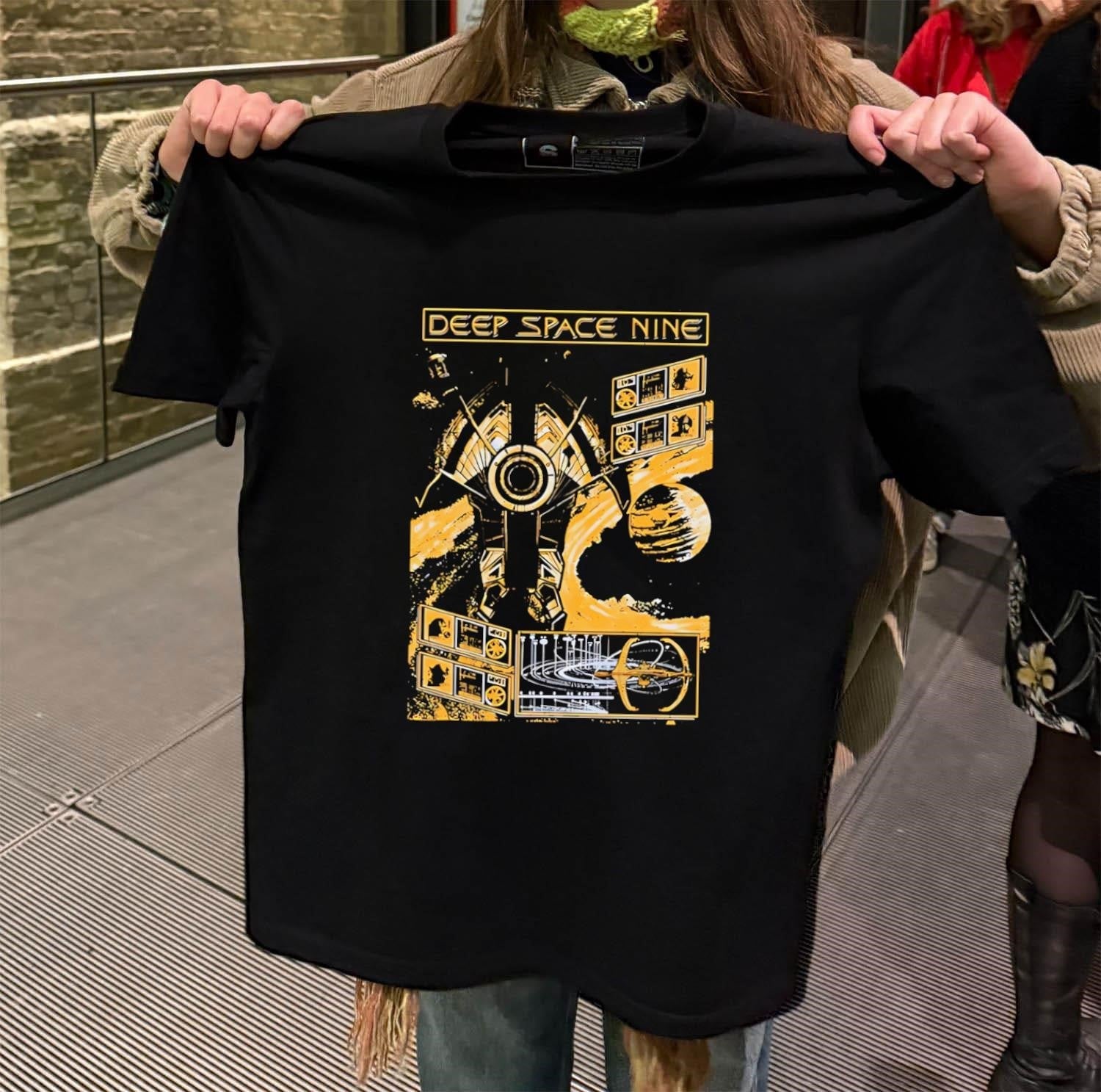 Deep Space Nine Science Fiction Starship Technical - Adult & Kids T-Shirts, Sweatshirts & Hoodies apparel design preview 2