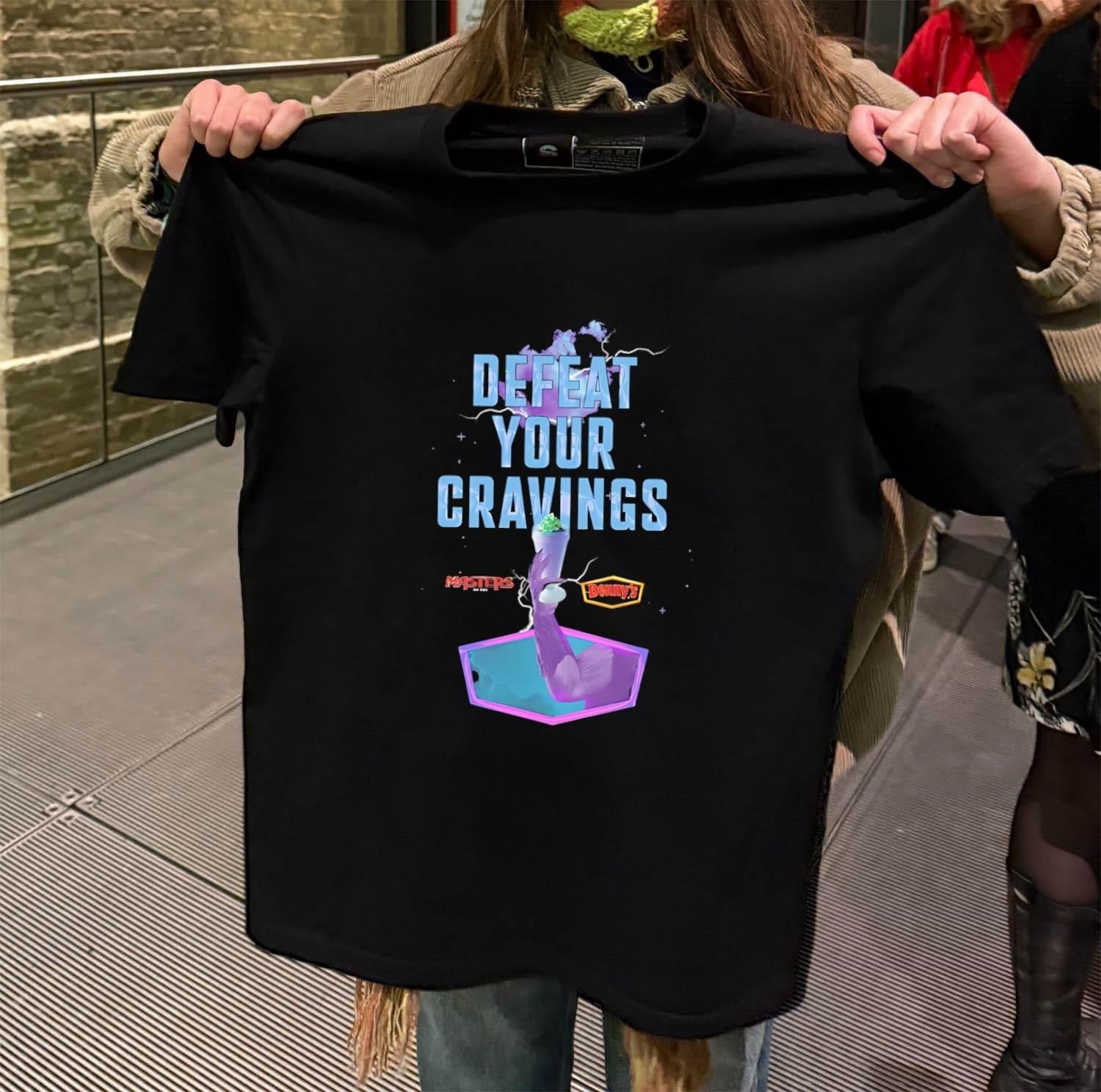 Defeat Your Cravings Masters Of The Universe Denny's - Adult & Kids T-Shirts, Sweatshirts & Hoodies apparel design preview 2