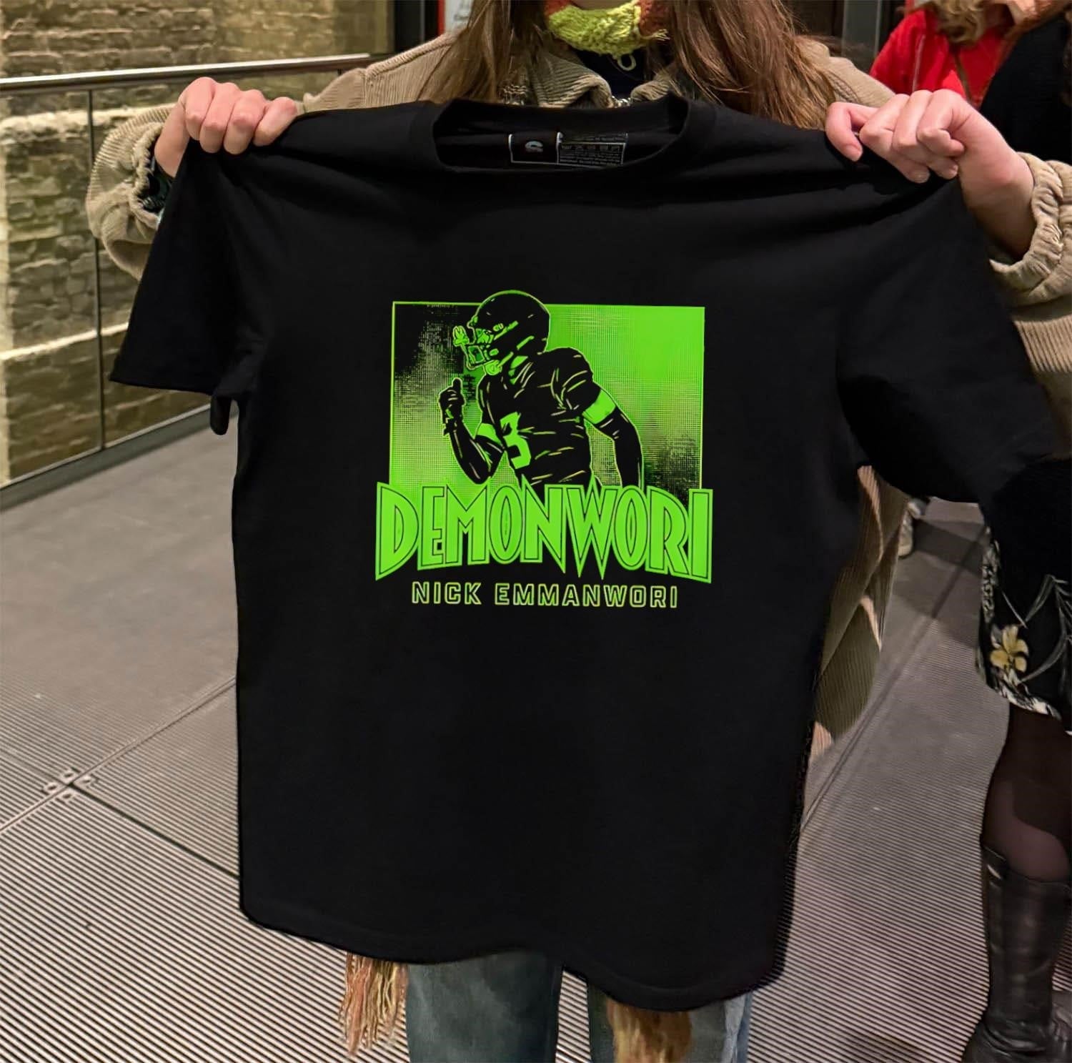 Demonwori Nick Emmanwori South Carolina Football - Adult & Kids T-Shirts, Sweatshirts & Hoodies apparel design preview 2