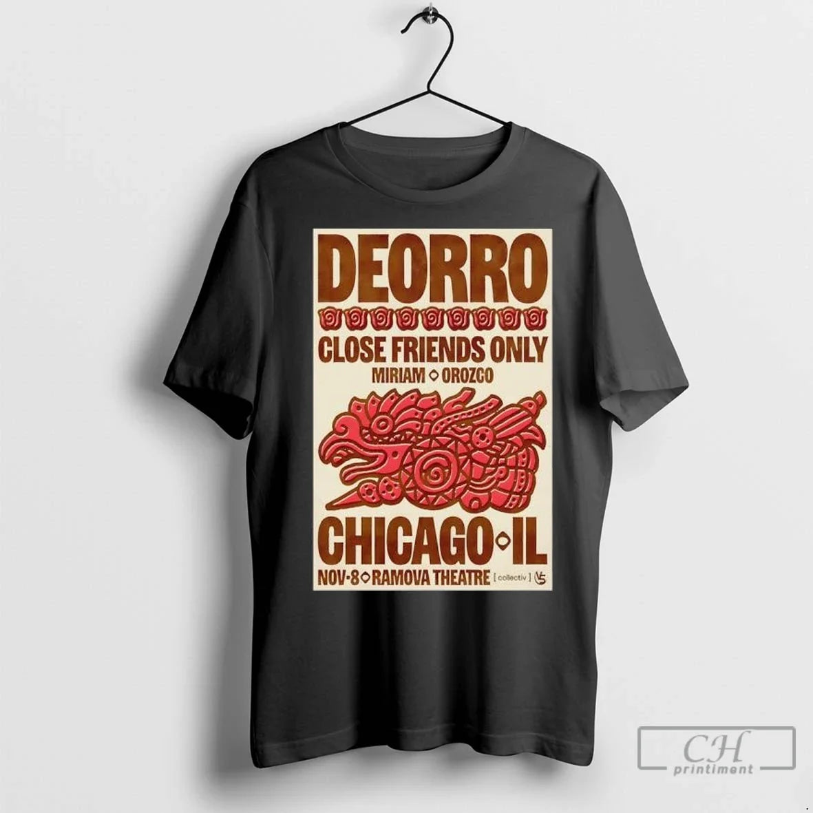 Deorro Ramova Theatre In Chicago November 8 2025 - Adult & Kids T-Shirts, Sweatshirts & Hoodies apparel design preview 1