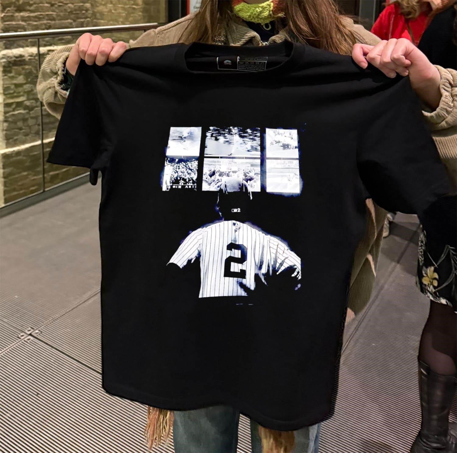 Derek Jeter New York Yankees Number 2 Career - Adult & Kids T-Shirts, Sweatshirts & Hoodies apparel design preview 2