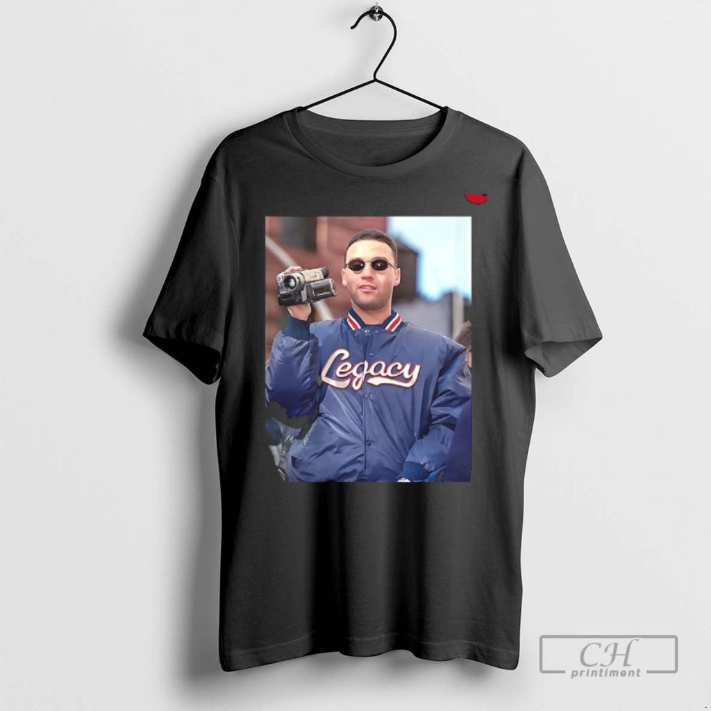 Derek Jeter New York Yankees Camcorder - Adult & Kids T-Shirts, Sweatshirts & Hoodies apparel design preview 1