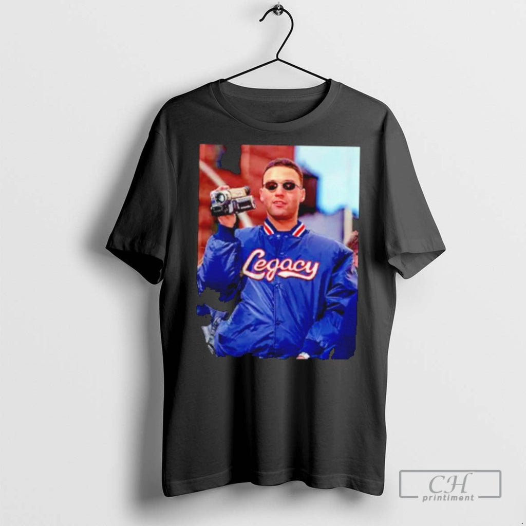 Derek Jeter New York Yankees Photo - Adult & Kids T-Shirts, Sweatshirts & Hoodies apparel design preview 1