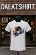 Detroit Flaming Horse Head Racing - Adult & Kids T-Shirts, Sweatshirts & Hoodies apparel design preview 1