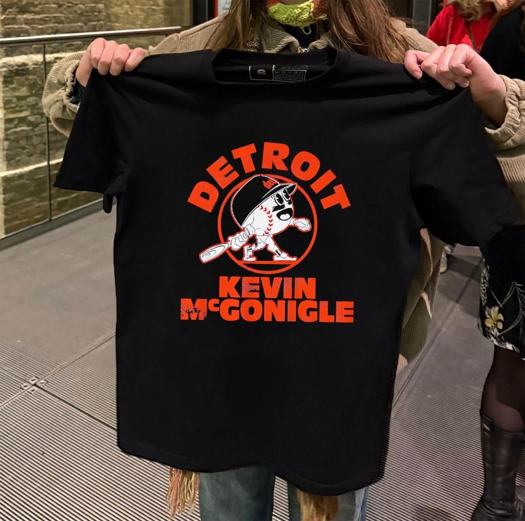 Detroit Kevin McGonigle Baseball retro - Adult & Kids T-Shirts, Sweatshirts & Hoodies apparel design preview 2