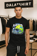 Detroit Lions Football Helmet Wrecking Ball Graphic - Adult & Kids T-Shirts, Sweatshirts & Hoodies apparel design preview 1