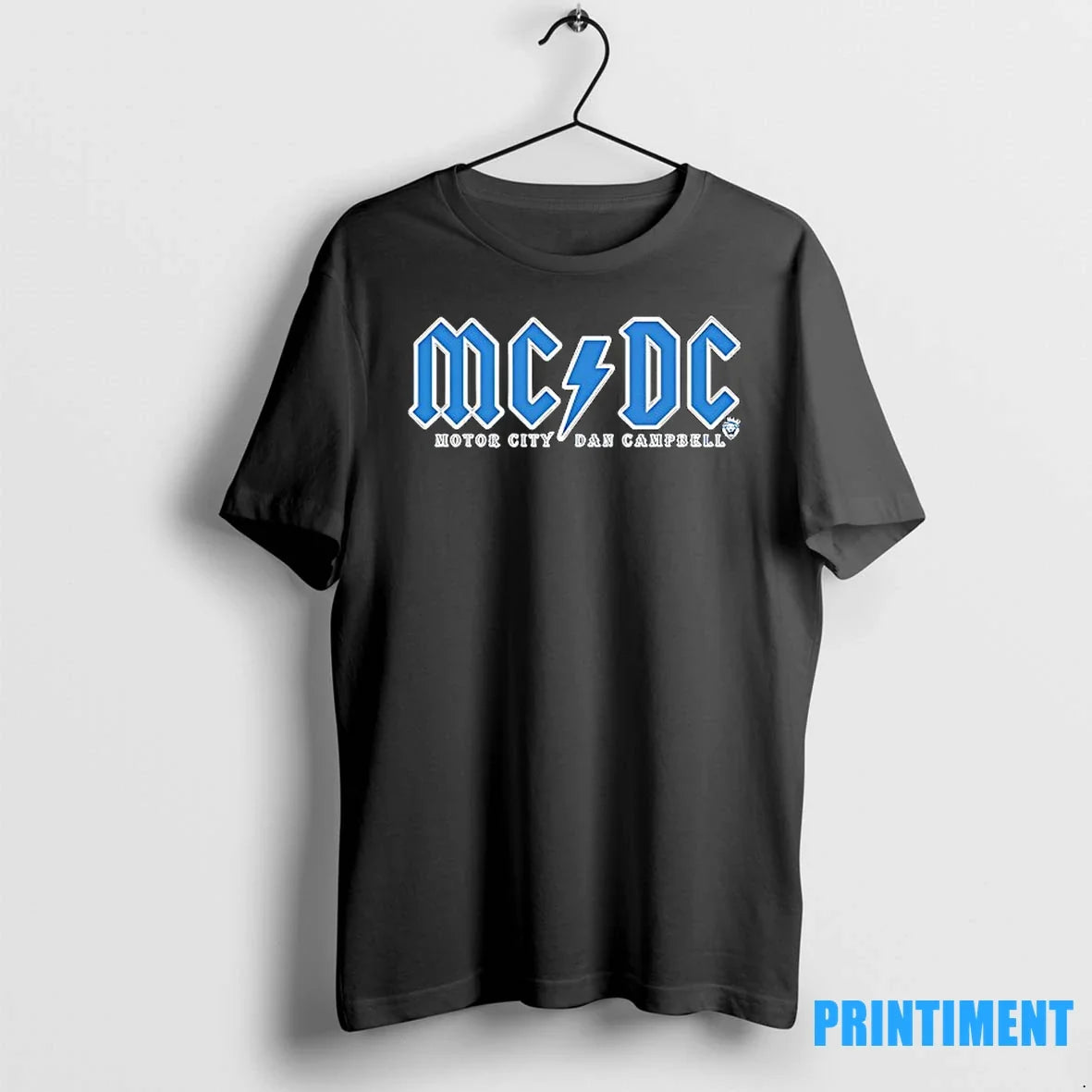 Detroit Lions Mcdc Motor City And Dan Campbell - Adult & Kids T-Shirts, Sweatshirts & Hoodies apparel design preview 1