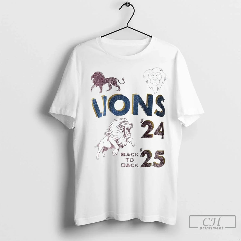 Detroit Lions The Pride Of Brisbane Back To - Adult & Kids T-Shirts, Sweatshirts & Hoodies apparel design preview 1