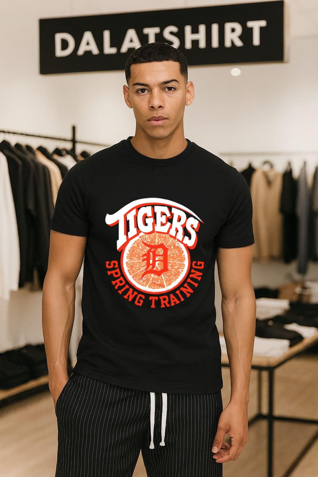 Detroit Tigers Baseball Spring Training Orange Fruit - Adult & Kids T-Shirts, Sweatshirts & Hoodies apparel design preview 1