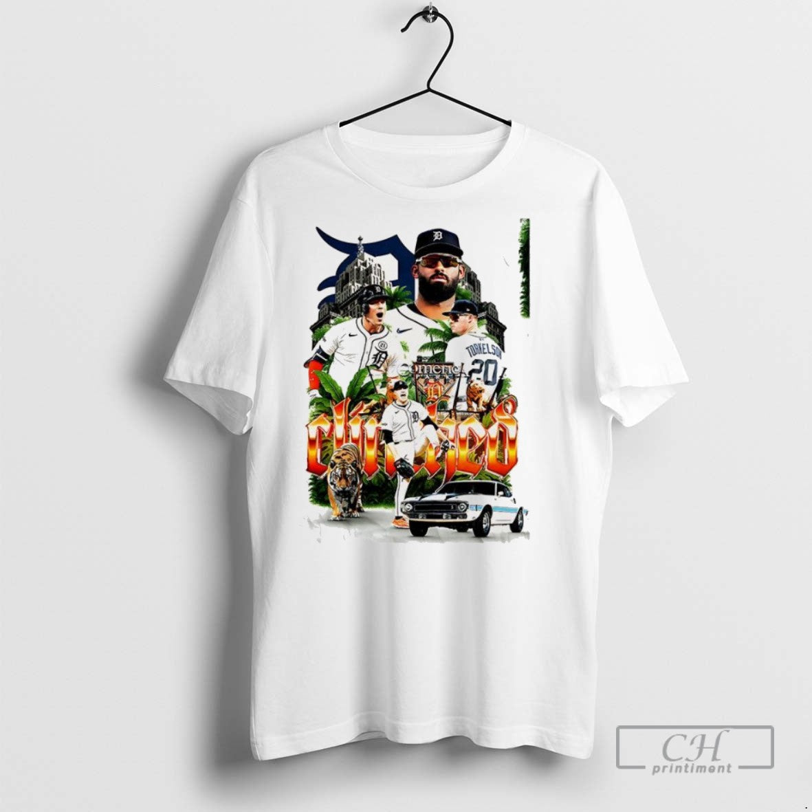 Detroit Tigers Major League Baseball Motor City - Adult & Kids T-Shirts, Sweatshirts & Hoodies apparel design preview 1