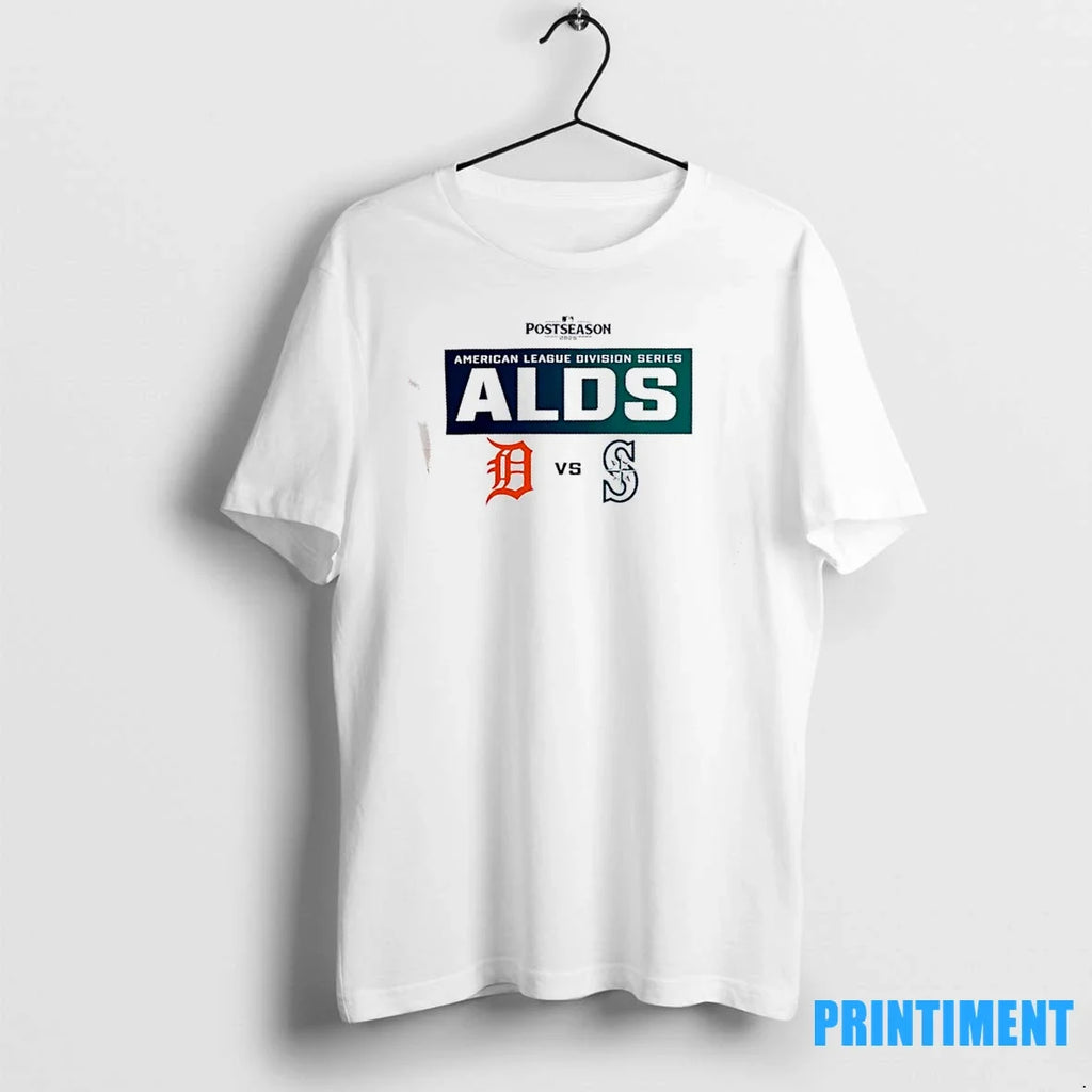 Detroit Tigers Vs Seattle Mariners 2025 Postseason - Adult & Kids T-Shirts, Sweatshirts & Hoodies apparel design preview 1