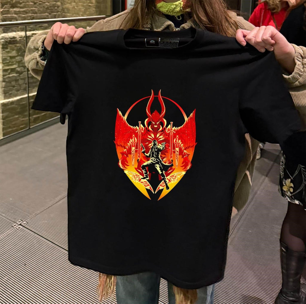 Devil May Cry Dante Demon Form Combat - Adult & Kids T-Shirts, Sweatshirts & Hoodies apparel design preview 2