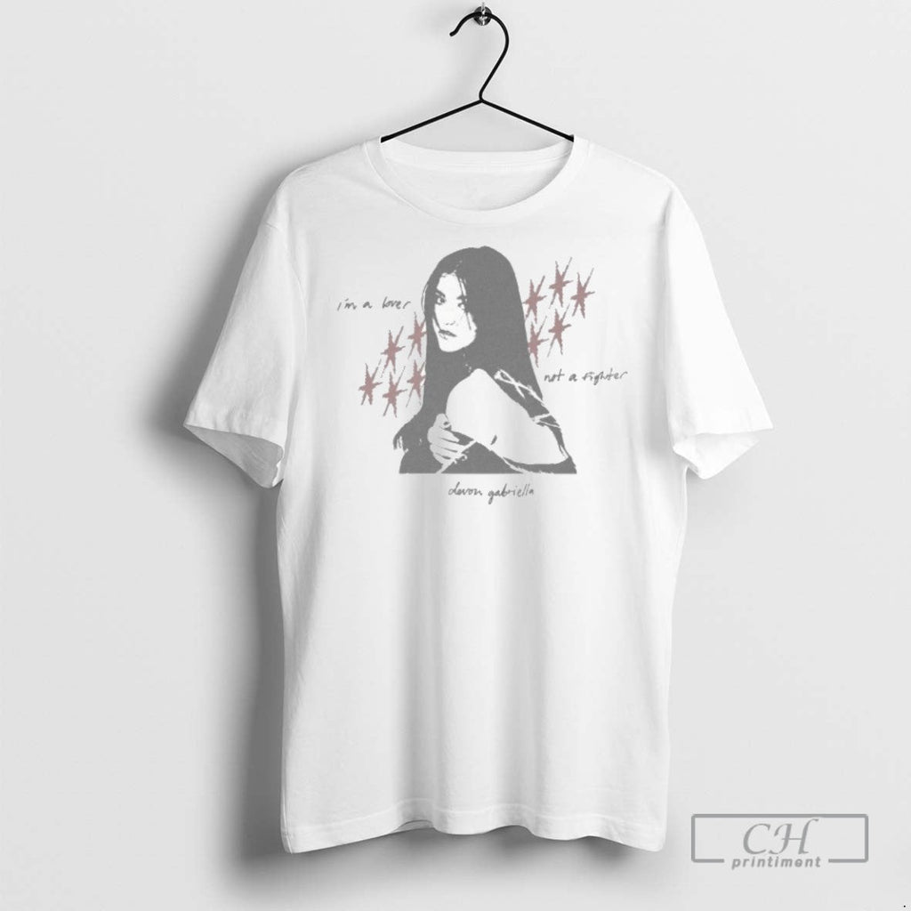 Devon Gabriella Im A Lover Not Fighter Star - Adult & Kids T-Shirts, Sweatshirts & Hoodies apparel design preview 1