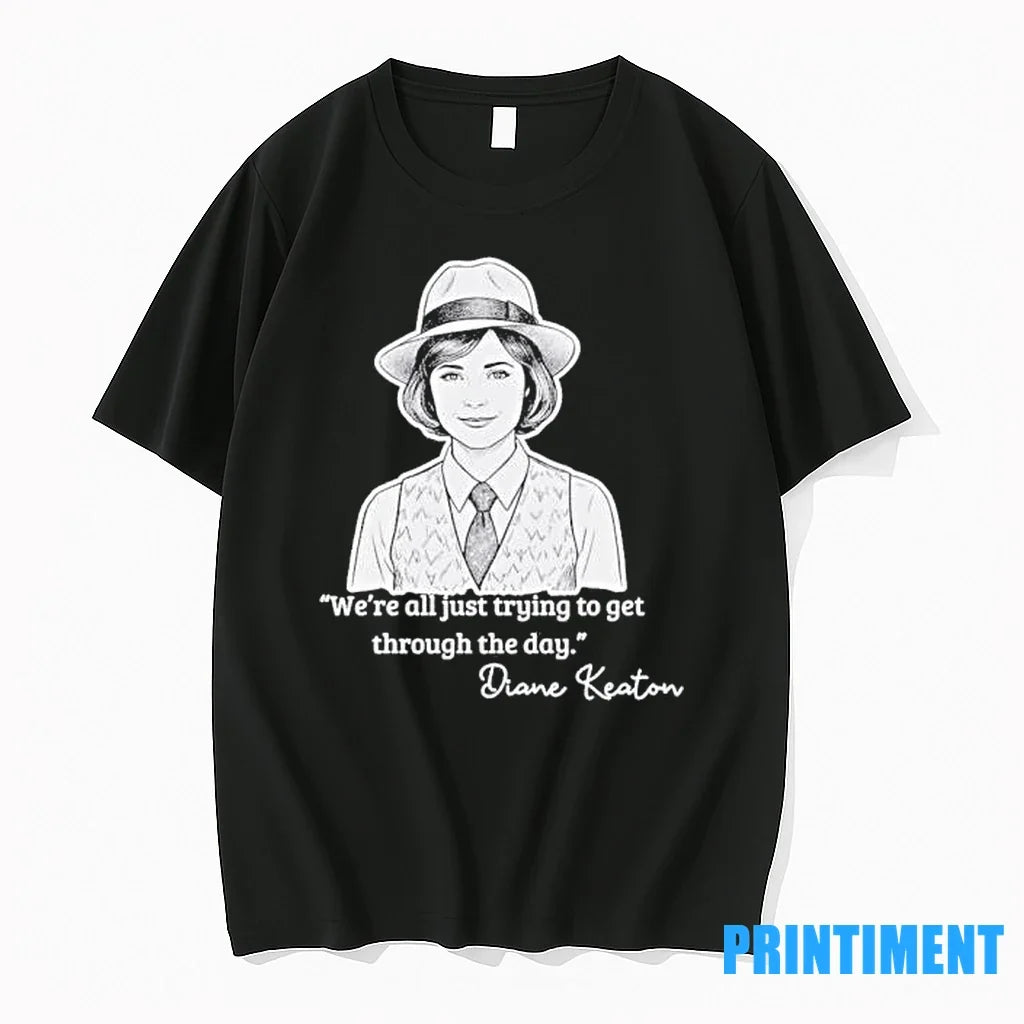 Diane Keaton Annie Hall Style La Di Da Quote Sweater - Adult & Kids T-Shirts, Sweatshirts & Hoodies apparel design preview 1