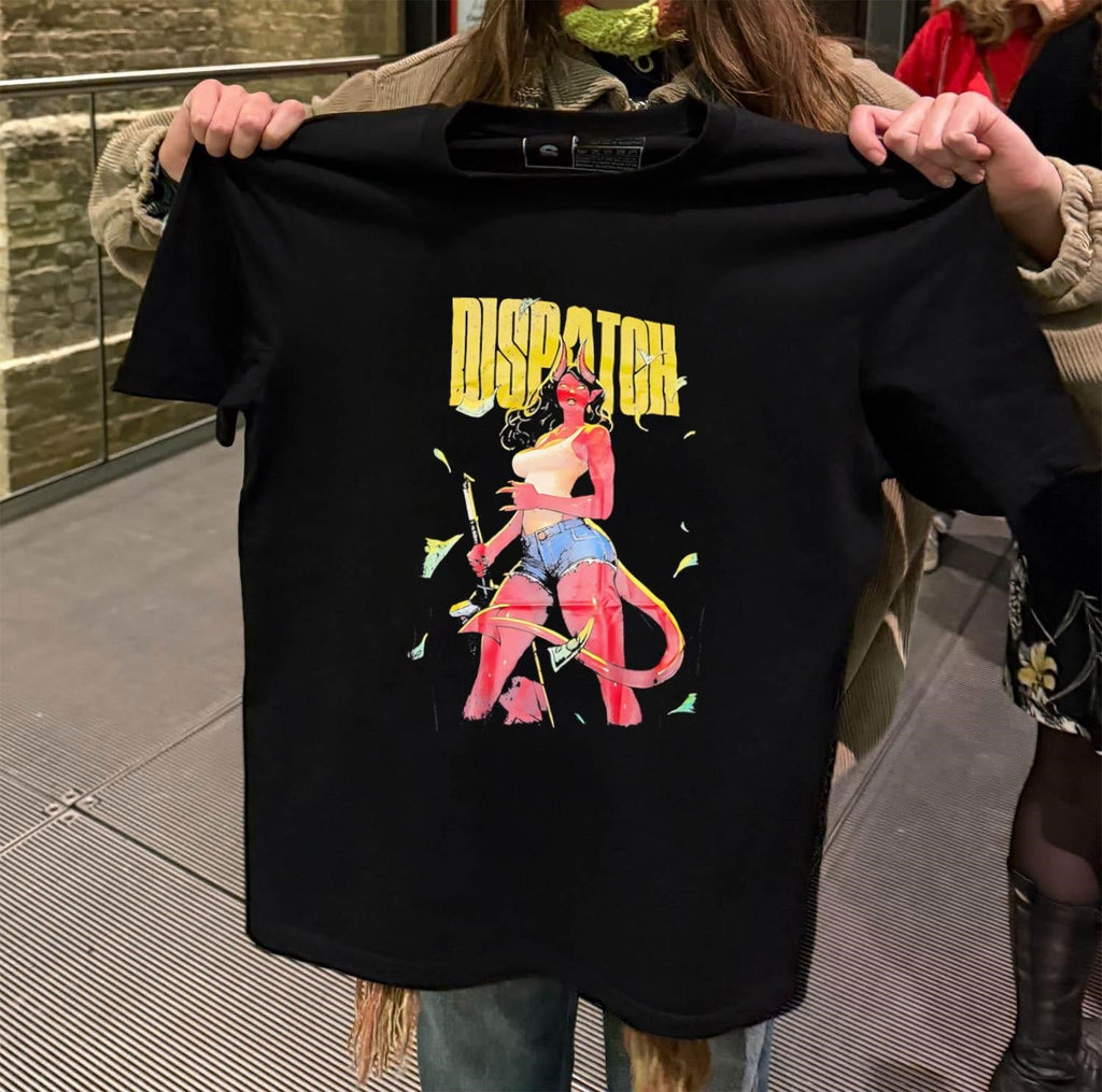 Dispatch Red Demon Girl with Horns and Money - Adult & Kids T-Shirts, Sweatshirts & Hoodies apparel design preview 2