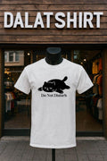 Do Not Disturb sleepy black cat - Adult & Kids T-Shirts, Sweatshirts & Hoodies apparel design preview 1