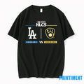 Dodgers Vs Brewers 2025 Postseason Nlcs Sweater - Adult & Kids T-Shirts, Sweatshirts & Hoodies apparel design preview 1