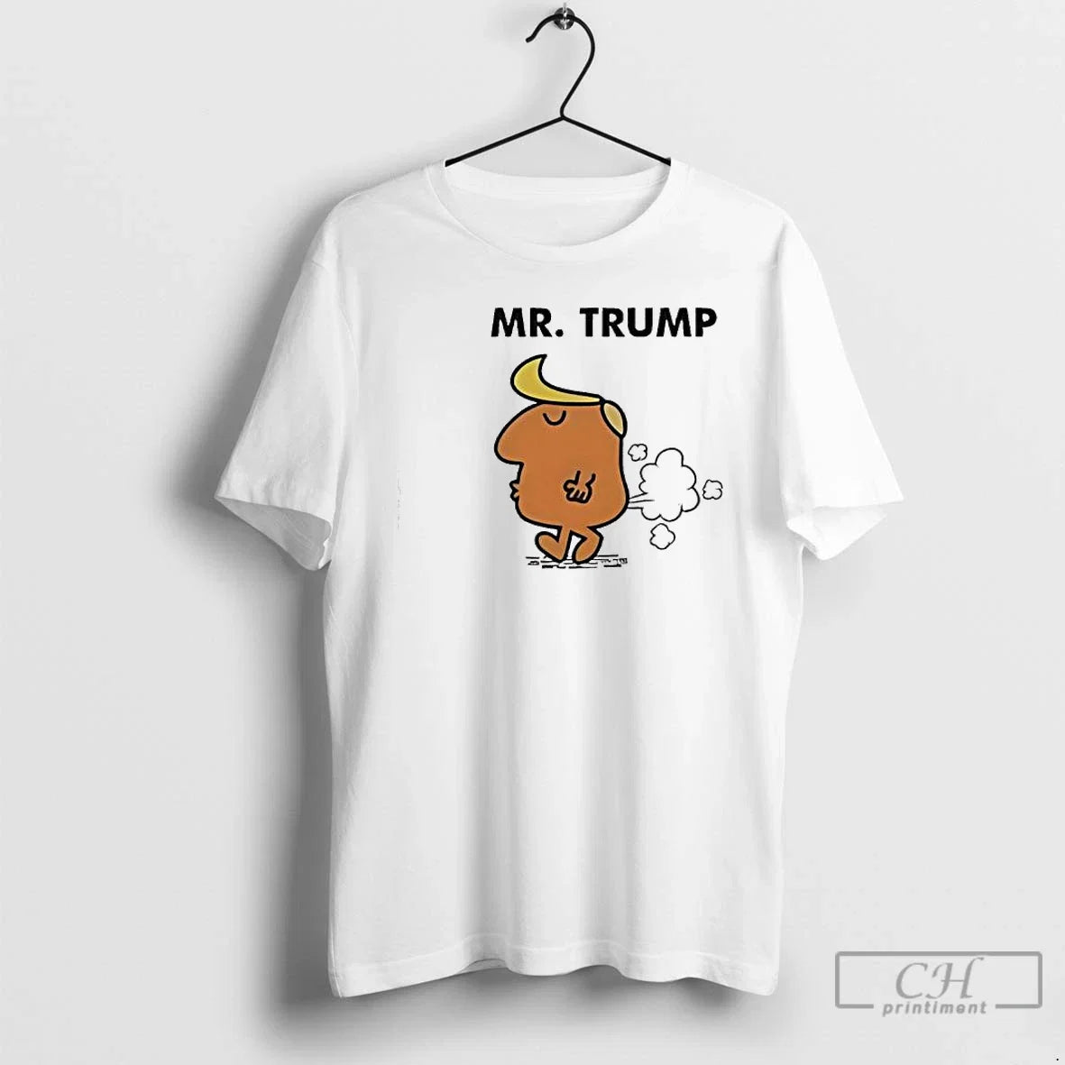 Donald Trump Fart Farting Flatulence - Adult & Kids T-Shirts, Sweatshirts & Hoodies apparel design preview 1
