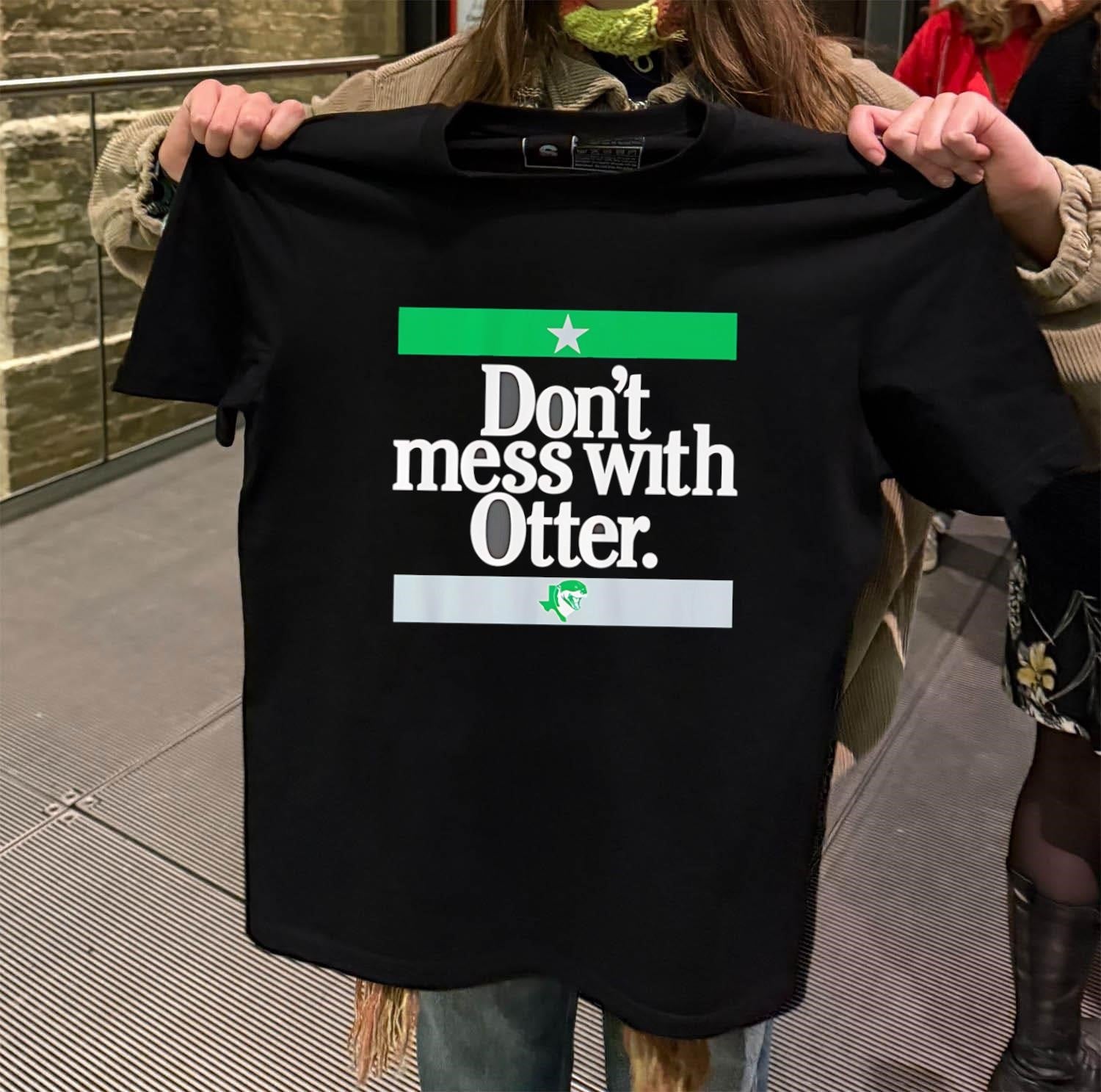 Don't Mess With Otter Texas Stars - Adult & Kids T-Shirts, Sweatshirts & Hoodies apparel design preview 2