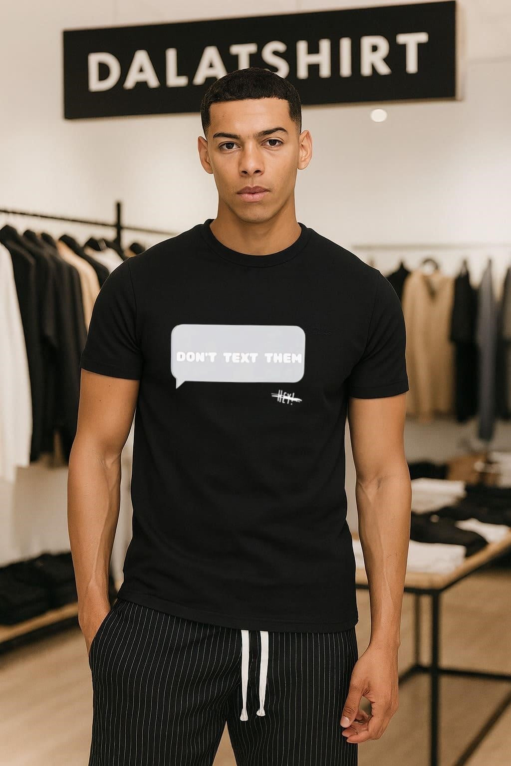 Don't Text Them Hey Message Bubble - Adult & Kids T-Shirts, Sweatshirts & Hoodies apparel design preview 1