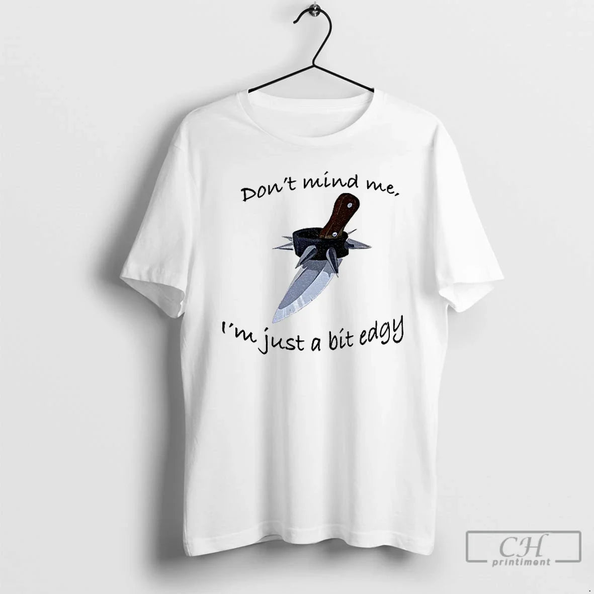 Dont Mind Me Im Just A Bit Edgy - Adult & Kids T-Shirts, Sweatshirts & Hoodies apparel design preview 1