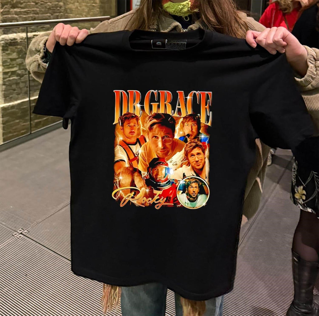 Dr Grace Rocky Ryan Gosling Space - Adult & Kids T-Shirts, Sweatshirts & Hoodies apparel design preview 2