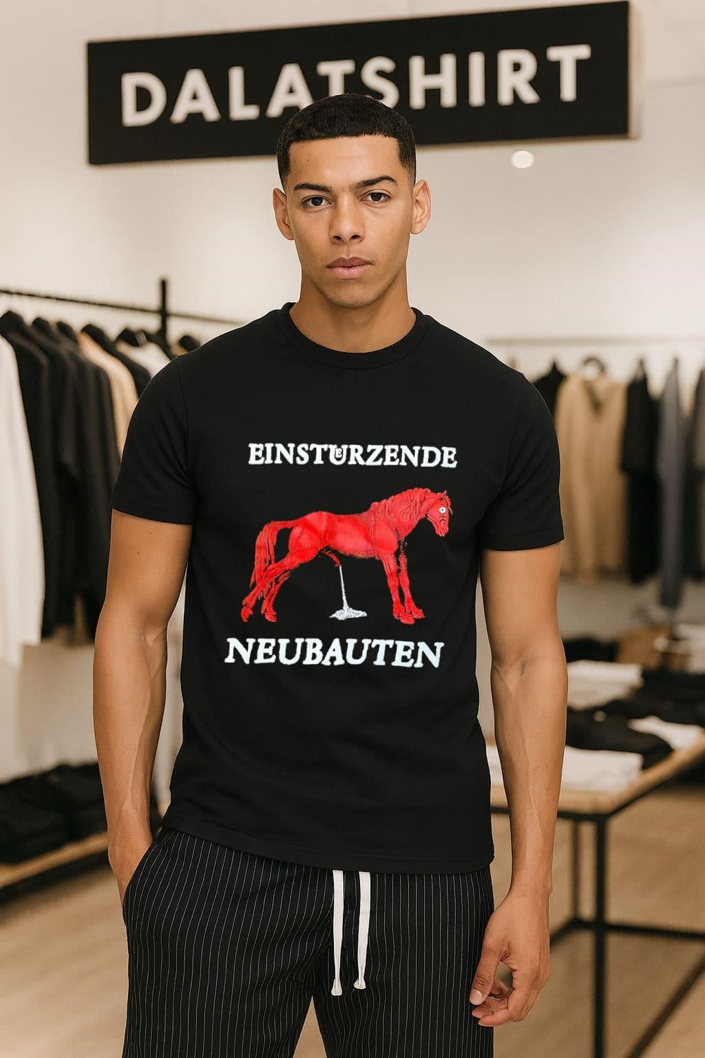 Einsturzende Neubauten Red Horse Industrial Music - Adult & Kids T-Shirts, Sweatshirts & Hoodies apparel design preview 1