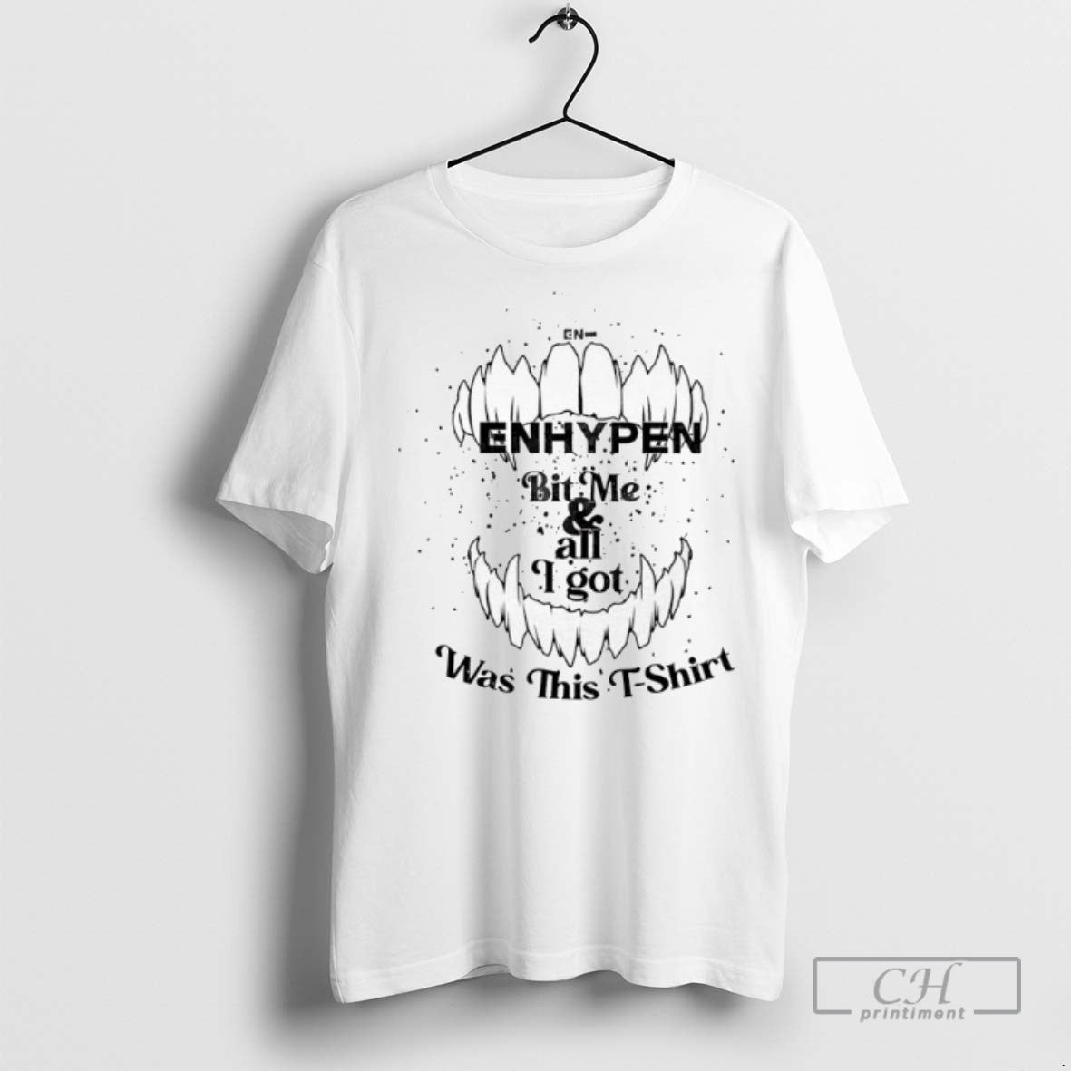 En Enhypen Bit Me All I Got Was This - Adult & Kids T-Shirts, Sweatshirts & Hoodies apparel design preview 1