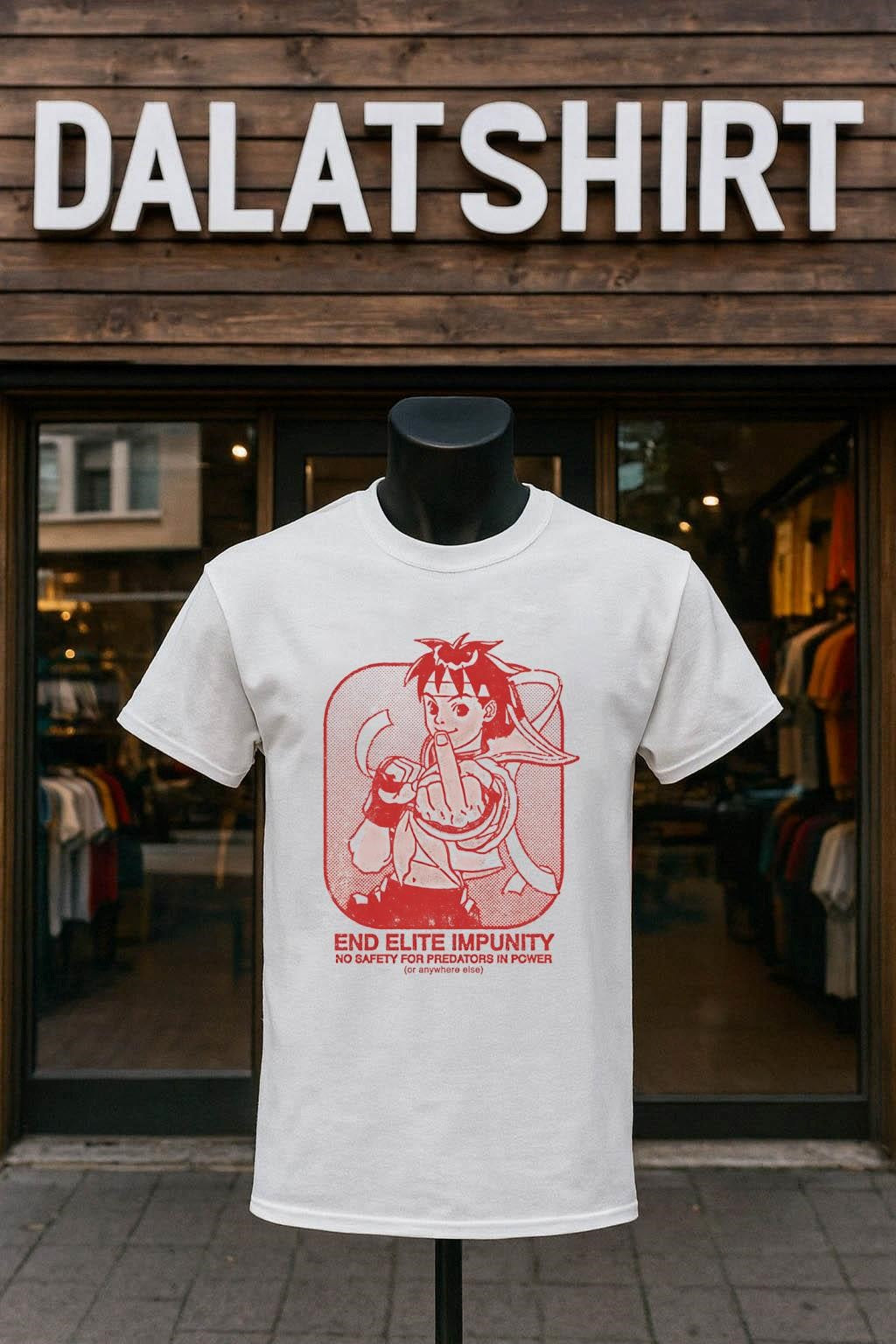 End Elite Impunity No Safety For Predators In Power - Adult & Kids T-Shirts, Sweatshirts & Hoodies apparel design preview 1