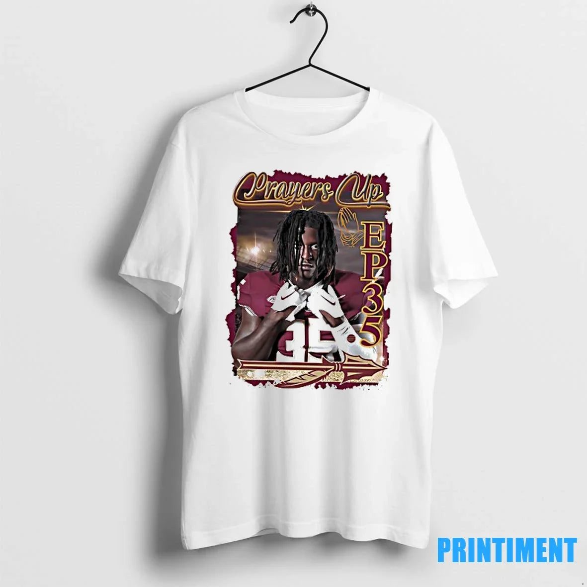 Ethan Pritchard Prayers Up Ep 35 Florida State - Adult & Kids T-Shirts, Sweatshirts & Hoodies apparel design preview 1