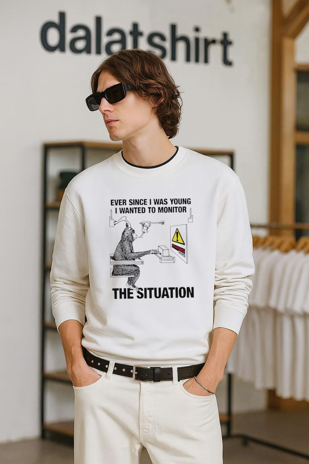 Ever Since I Was Young Wanted To Monitor The - Adult & Kids T-Shirts, Sweatshirts & Hoodies apparel design preview 2