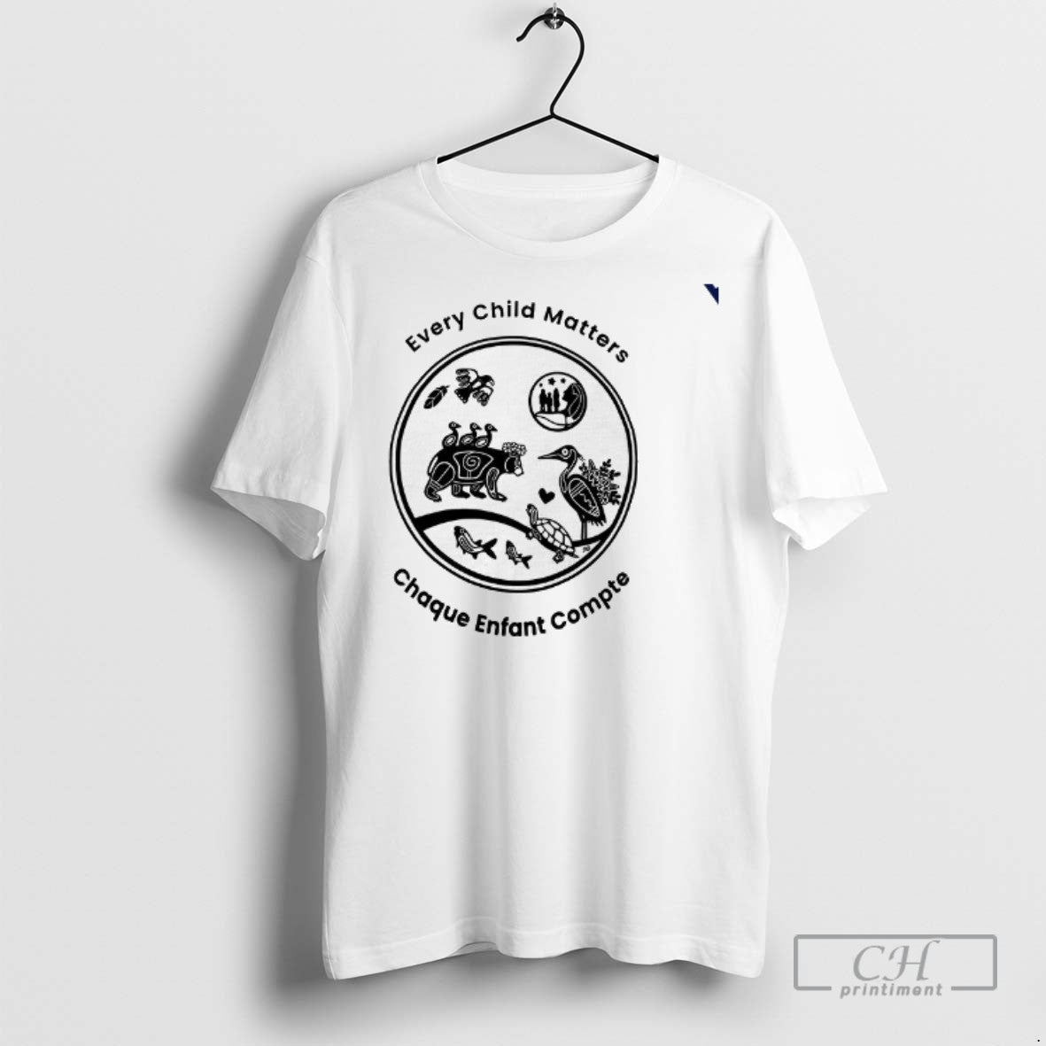Every Child Matters Chaque Enfant Compte - Adult & Kids T-Shirts, Sweatshirts & Hoodies apparel design preview 1