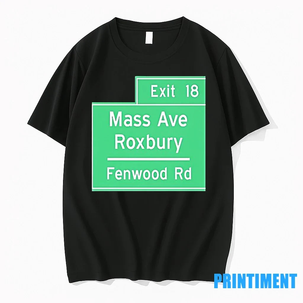 Exit 18 Mass Ave Roxbury Fenwood Rd Sweater - Adult & Kids T-Shirts, Sweatshirts & Hoodies apparel design preview 1