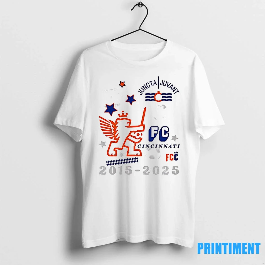 Fc Cincinnati Retro Clipart Collage Sweater - Adult & Kids T-Shirts, Sweatshirts & Hoodies apparel design preview 1