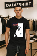 FUZZFACE Mascot character black and white graphic - Adult & Kids T-Shirts, Sweatshirts & Hoodies apparel design preview 1