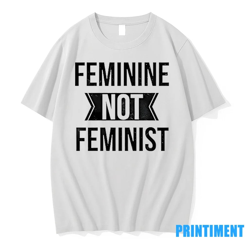 Feminine Not Feminist Sweater - Adult & Kids T-Shirts, Sweatshirts & Hoodies apparel design preview 1