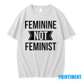 Feminine Not Feminist Sweater - Adult & Kids T-Shirts, Sweatshirts & Hoodies apparel design preview 1