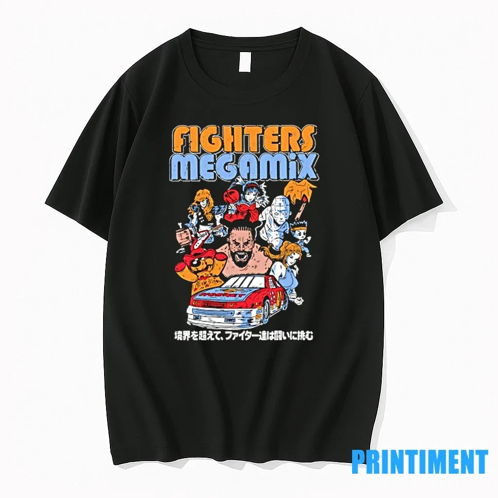 Fighters Megamix Sega Saturn Sweater - Adult & Kids T-Shirts, Sweatshirts & Hoodies apparel design preview 1
