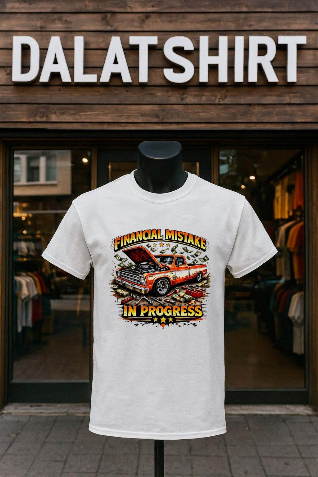 Financial Mistake In Progress - Adult & Kids T-Shirts, Sweatshirts & Hoodies apparel design preview 1