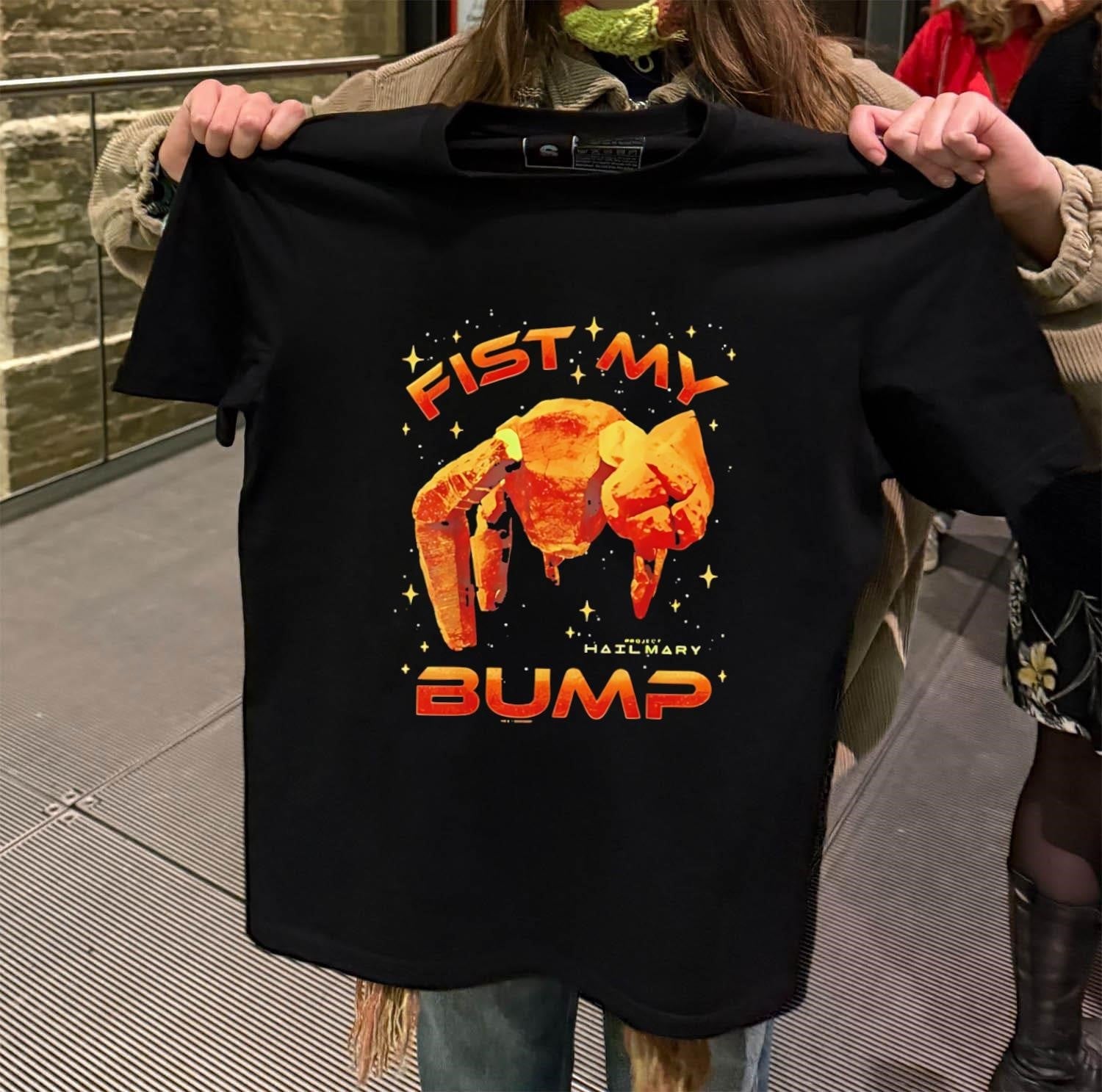 Fist My Bump Project Hail Mary Rocky - Adult & Kids T-Shirts, Sweatshirts & Hoodies apparel design preview 2