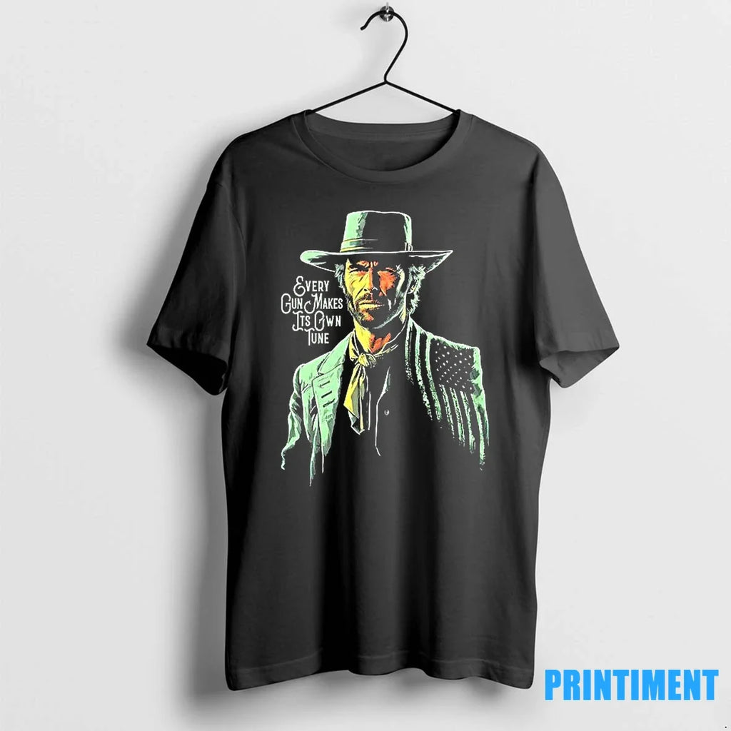 Fistful Of Eastwood Every Gun Makes Its Own Tune - Adult & Kids T-Shirts, Sweatshirts & Hoodies apparel design preview 1
