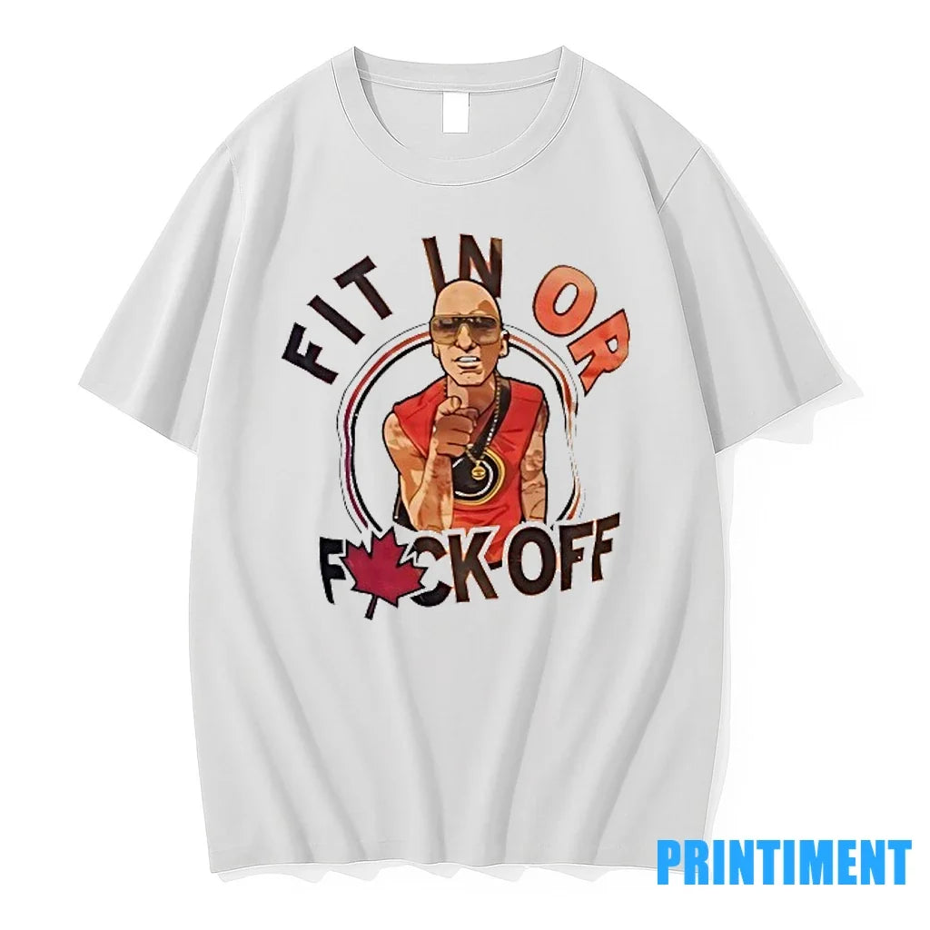 Fit In Or Fk Off Canada Maple Leaf Sweater - Adult & Kids T-Shirts, Sweatshirts & Hoodies apparel design preview 1