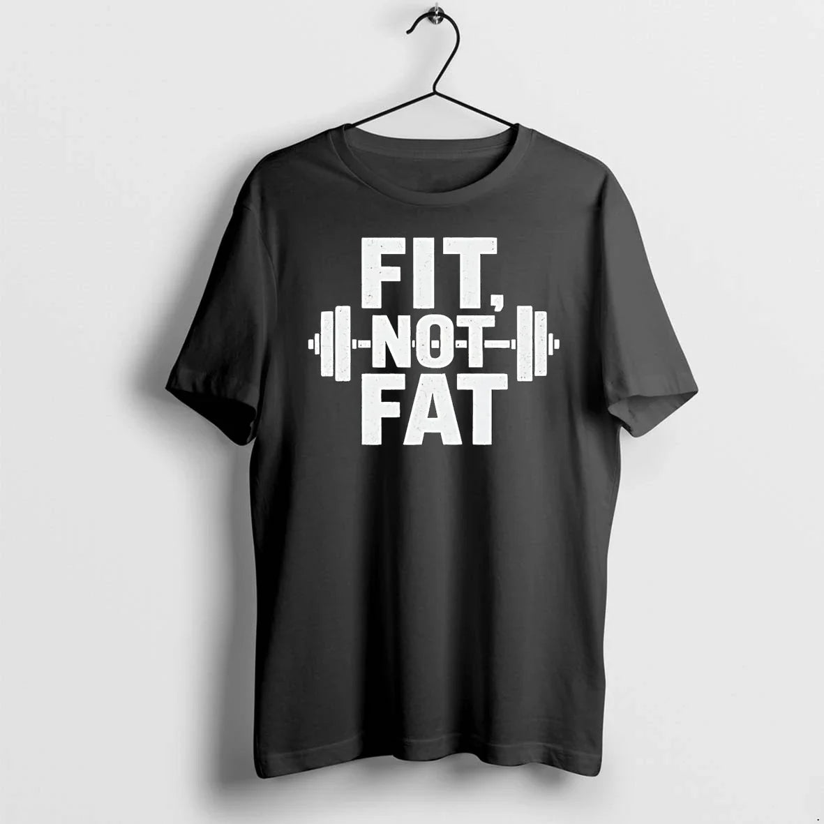 Fit Not Fat Gym Sweater - Adult & Kids T-Shirts, Sweatshirts & Hoodies apparel design preview 1