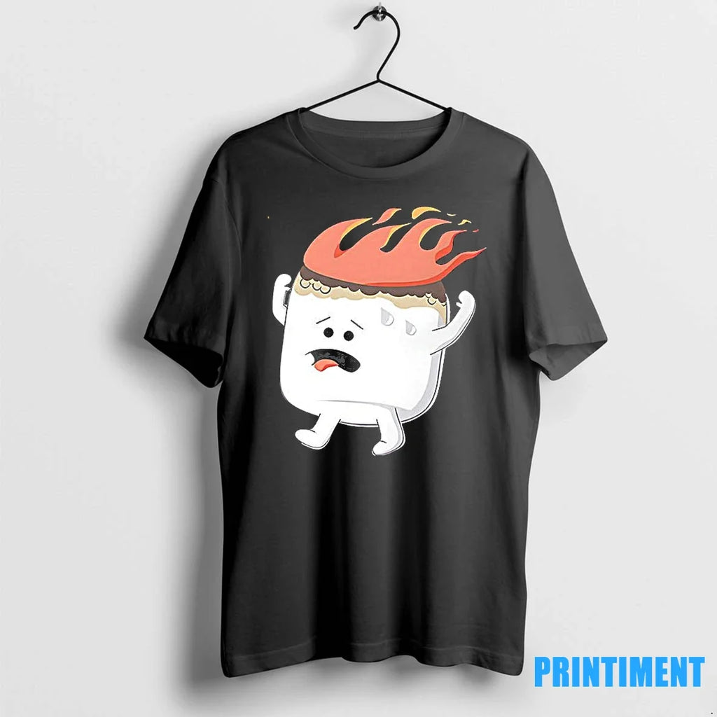 Flaming Marshmallow Sweater - Adult & Kids T-Shirts, Sweatshirts & Hoodies apparel design preview 1