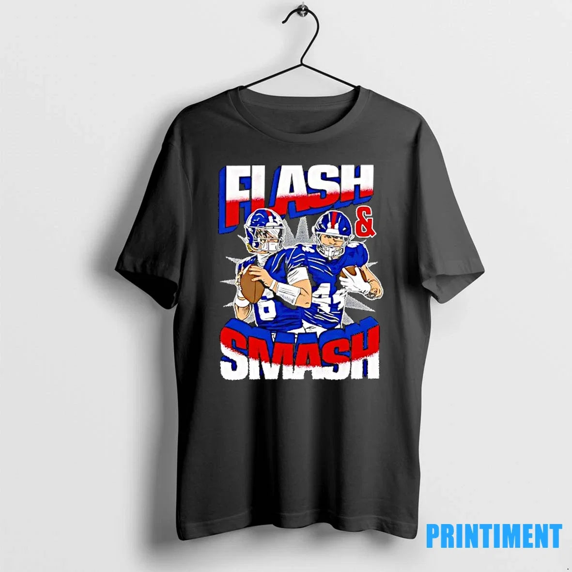 Flash Dart And Skattebo New York Giants Football - Adult & Kids T-Shirts, Sweatshirts & Hoodies apparel design preview 1