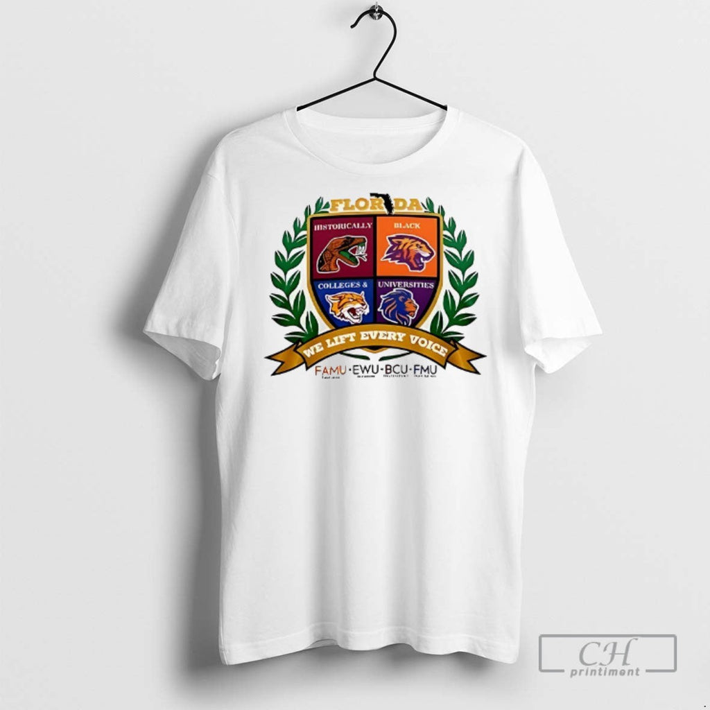 Florida Famu Ewu Bcu Fmu We Lift Every Voice - Adult & Kids T-Shirts, Sweatshirts & Hoodies apparel design preview 1